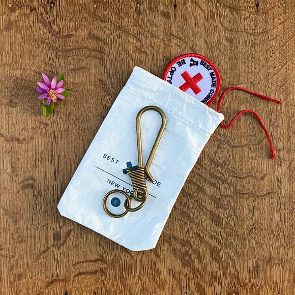 The Best Made Co. Brass Fish Hook Key Ring - Picture 1 of 10